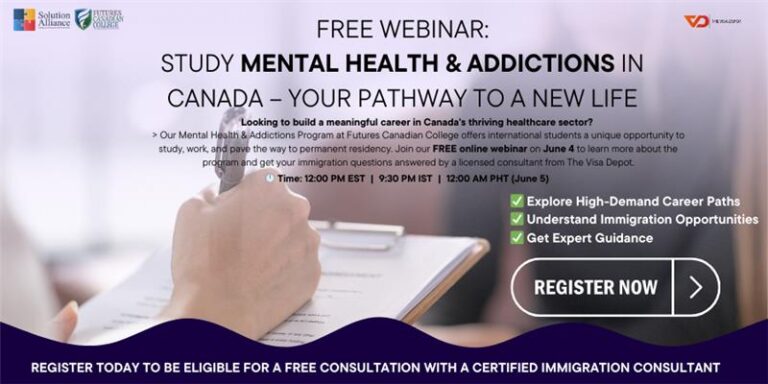 Free Webinar: Build a Future in Canada with the Mental Health & Addictions Program