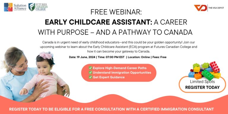 Free Webinar on Early Childhood Assistant: A Career with Purpose – and a Pathway to Canada